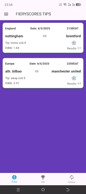 Fieryscores Screenshot 0