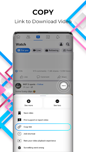 Video Downloader for Facebook - Video Saver 2021 Screenshot 1