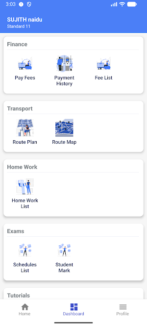Vidya Academy Student App Screenshot 2