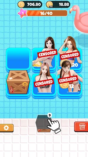 Sexy Merge Girls : Offline Idle Tycoon Screenshot 2