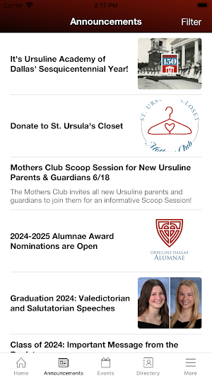 Ursuline Academy of Dallas Screenshot 1