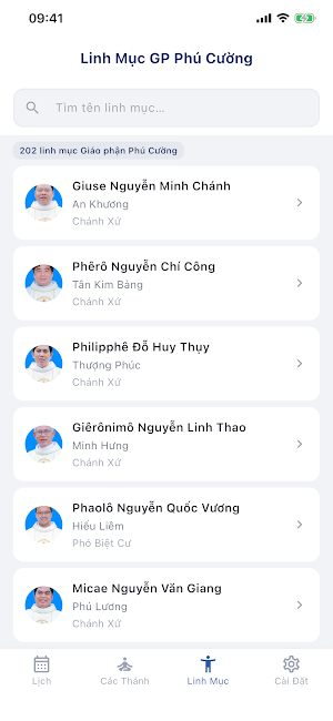 Lịch Công Giáo GPPC Screenshot 3