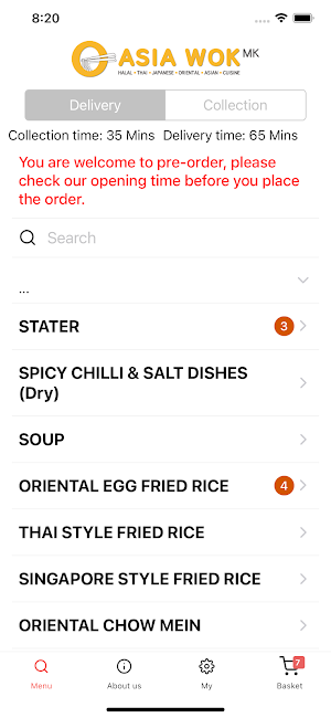 Asia Wok MK Screenshot 2
