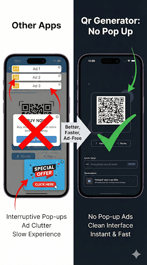 QR Generator : No Pop Up Ads Screenshot 0