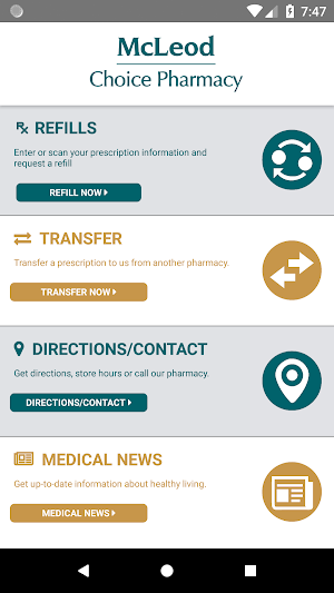 McLeod Choice Pharmacy Screenshot 1