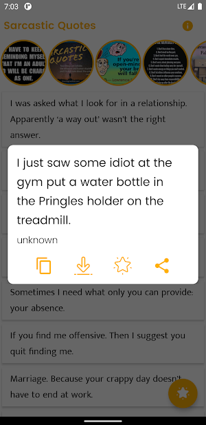 Sarcastic Quotes and Sayings Screenshot 3
