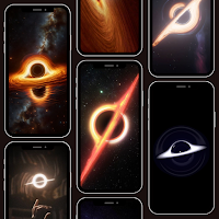 Dark Black Hole Wallpaper 4K