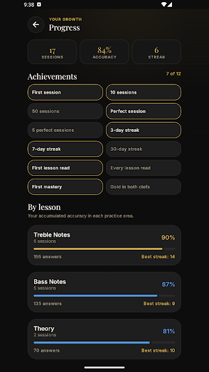 Piano Solfeo: Sight Reading Screenshot 2