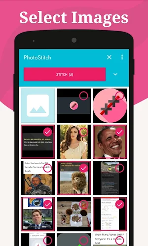 PhotoStitch : Add Images Vertically & Horizontally Screenshot 0