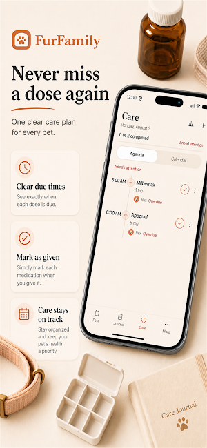 FurFamily: Pet Care & Health Screenshot 1