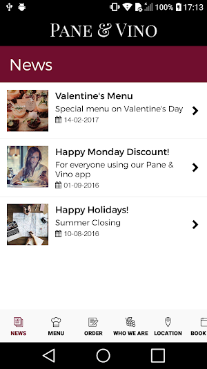 Pane & Vino En - Urban Restaurant Screenshot 1