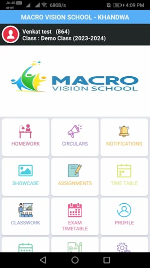 Macro School App Screenshot 1