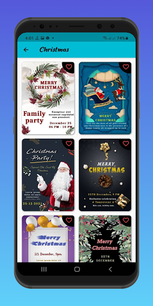 Invitation card maker : events Screenshot 2