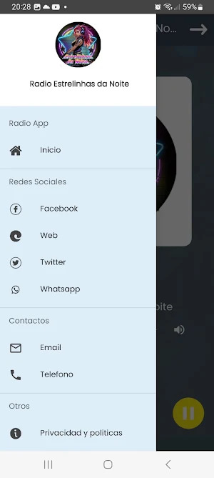 Radio Estrelinhas da Noite Screenshot 1