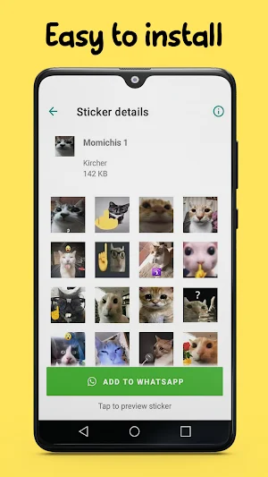 Random Cats Stickers WA Screenshot 3