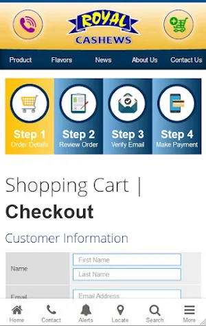 Royal Cashew Store Screenshot 3