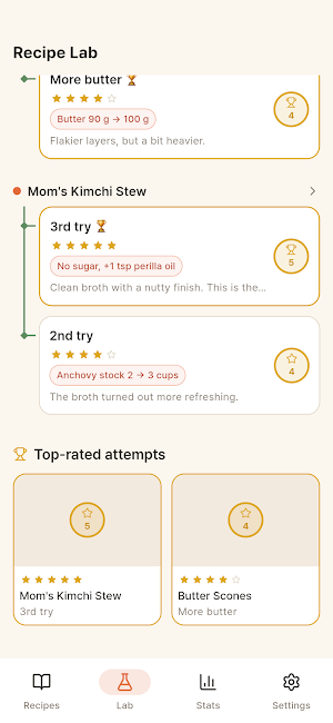 Reciplab - Recipe Keeper & Lab Screenshot 2