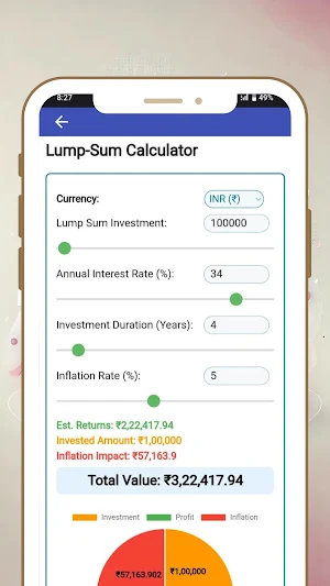 SIP Calculator with Inflation Screenshot 3