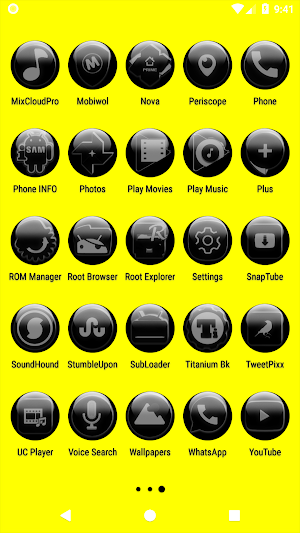 Grey Glass Orb Icon Pack Screenshot 3