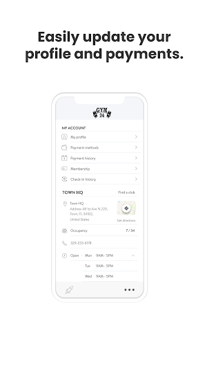 Gym 24 Fitness Screenshot 1