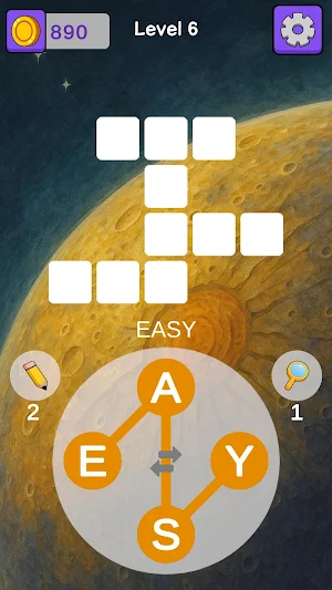 Wordstellar: Space Puzzle Screenshot 2