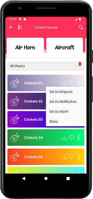 Crickets Sounds Screenshot 3