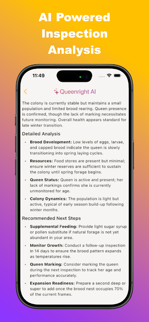 Queenright Beekeeping App Screenshot 3