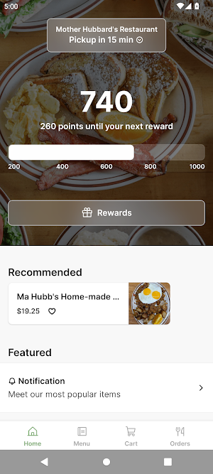 Mother Hubbard's Restaurant Screenshot 0