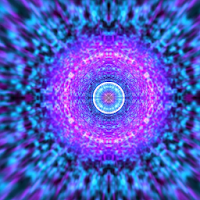 4K Moving Blue Noise Tunne Wal