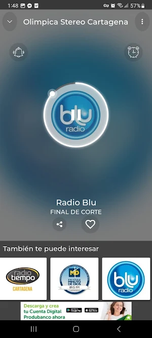 Olimpica Stereo Cartagena App Screenshot 2