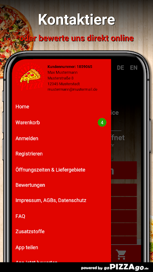 Galaxy Döner Pizza Service Screenshot 2