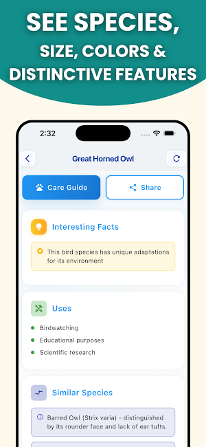 Feather Identifier: AI Scan Screenshot 2