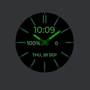 Neon Green watchface Screenshot 3