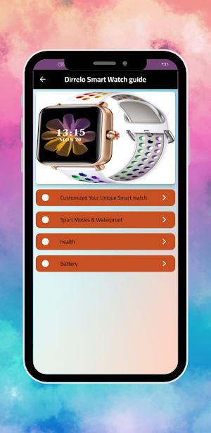 Dirrelo Smart Watch guide Screenshot 0
