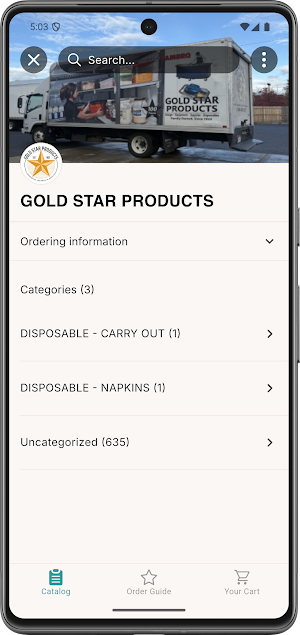 Gold Star Products Inc. Screenshot 1