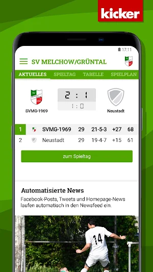 SV Melchow/Grüntal Screenshot 2