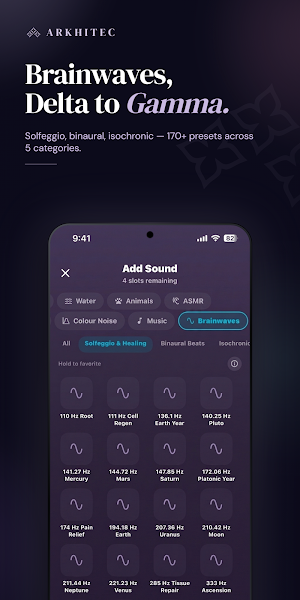 Arkhitec Binaural Sleep Sounds Screenshot 2