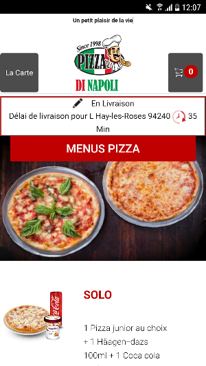 Pizza di Napoli 94 Vitry Screenshot 2