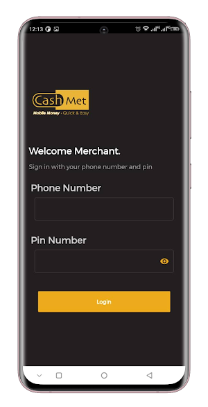 CashMet Merchant Screenshot 1