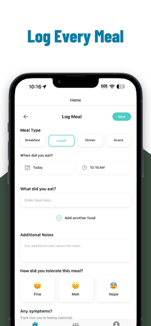 Crohn’s Tracker: Food & IBD Screenshot 2