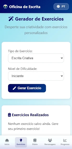 Oficina de Escrita Criativa Screenshot 3