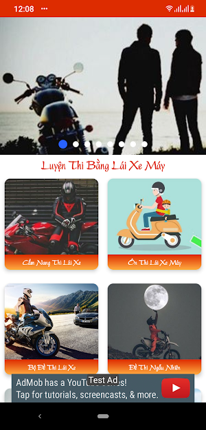 Luyện Thi Bằng Lái Xe Máy A1 Screenshot 1