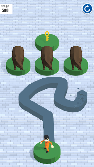 Draw escape route -簡単脳トレ- Screenshot 0