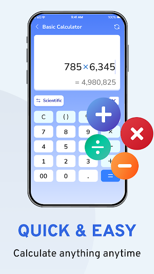 Simple Scientific Calculator Screenshot 1