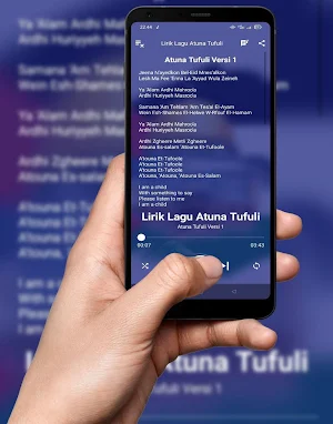 Lirik Lagu Atuna Tufuli Screenshot 1