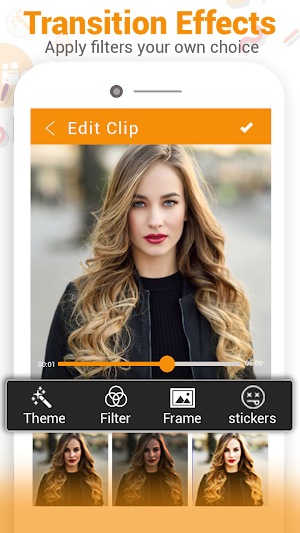 Photo Video Maker & text on videos: Video Editor Screenshot 1