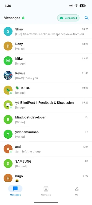 BlindPost Screenshot 1