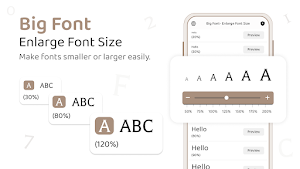 Big Font Size : Enlarge Font Screenshot 0
