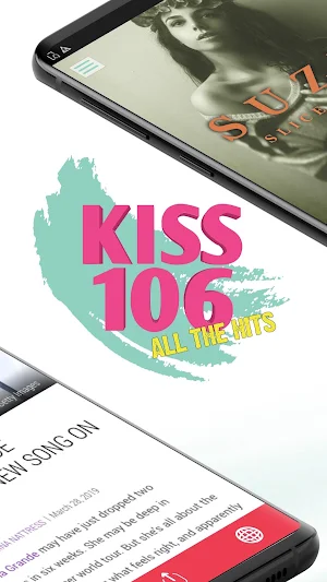 106.1 KISS FM - Evansville's Pop Radio (WDKS) Screenshot 1
