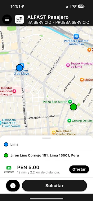 ALFAST Pasajero Screenshot 0